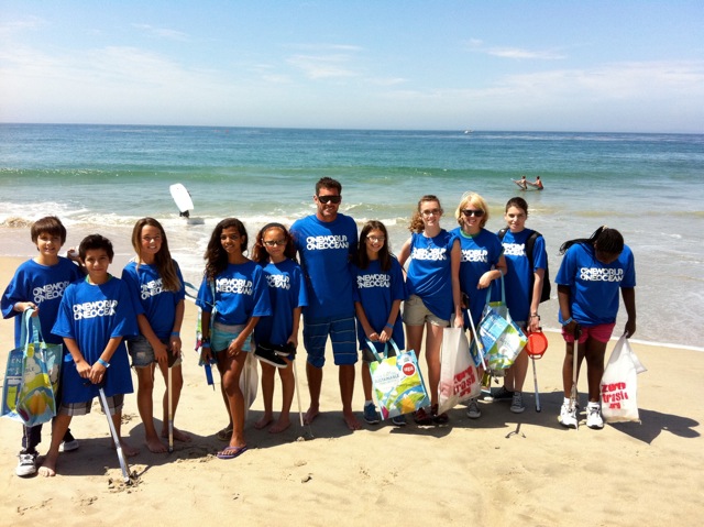 In partnership with Greg &amp; Barbara MacGillivray’s One World One Ocean Foundation, James was the co-hosted the Laguna Beach Clean-Up attended by the Boys &amp; Girls Club of Laguna Beach.